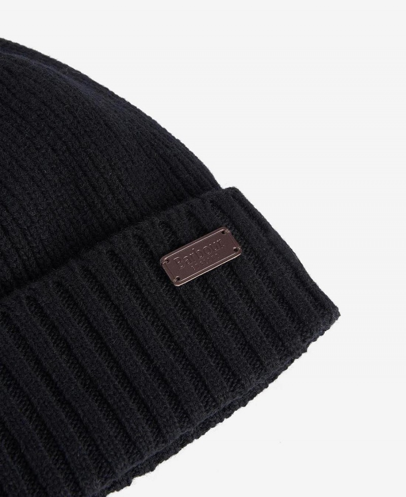 Palarie Barbati Barbour Carlton Beanie Negrii | Romania_BAR57158