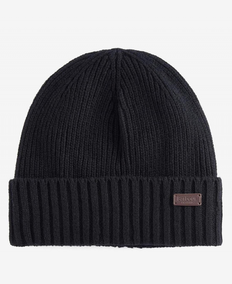 Palarie Barbati Barbour Carlton Beanie Negrii | Romania_BAR57158