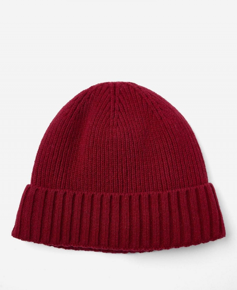 Palarie Barbati Barbour Carlton Beanie Rosii | Romania_BAR28569