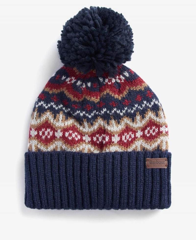 Palarie Barbati Barbour Case Fairisle Beanie Rosii | Romania_BAR59381