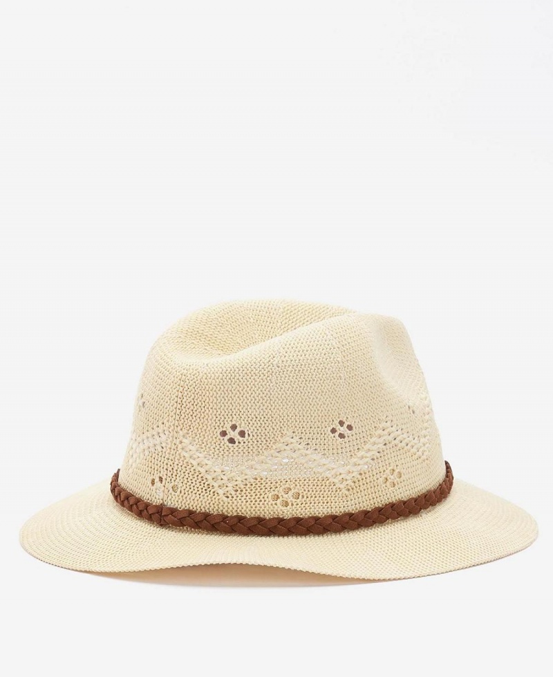 Palarie Dama Barbour Flowerdale Trilby Albi | Romania_BAR67803