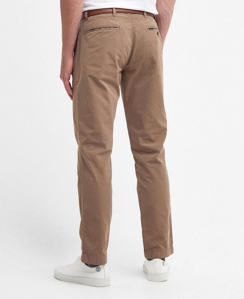 Pantaloni Barbati Barbour Glendale Chinos Maro | Romania_BAR16041