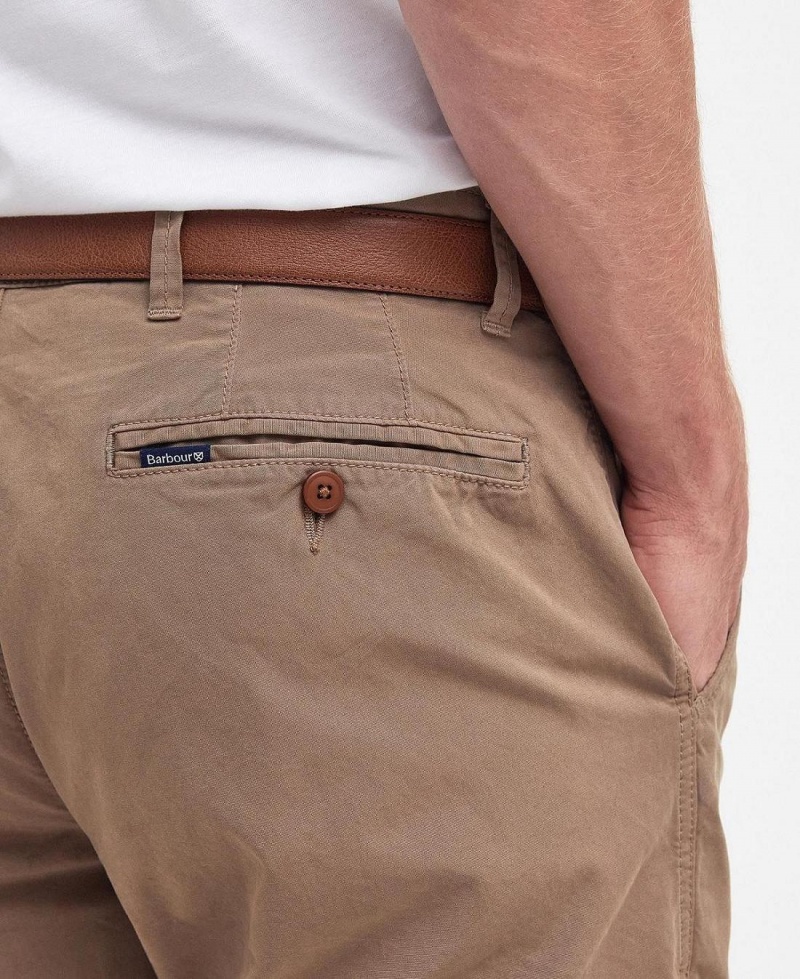 Pantaloni Barbati Barbour Glendale Chinos Maro | Romania_BAR16041