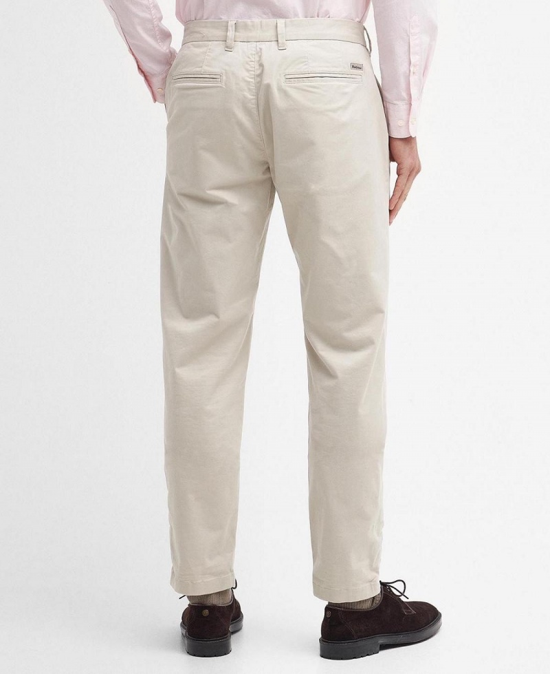 Pantaloni Barbati Barbour Neuston Essential Chinos Gri | Romania_BAR46427