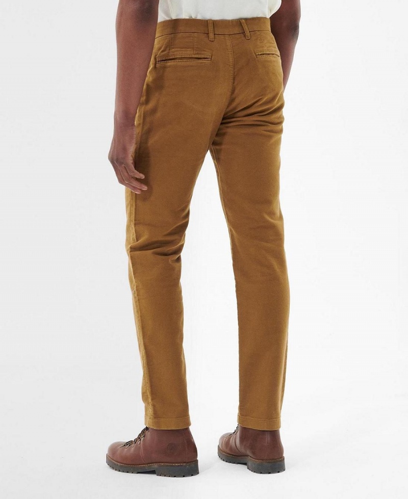 Pantaloni Barbati Barbour Neuston Moleskin Trousers Bej | Romania_BAR35057