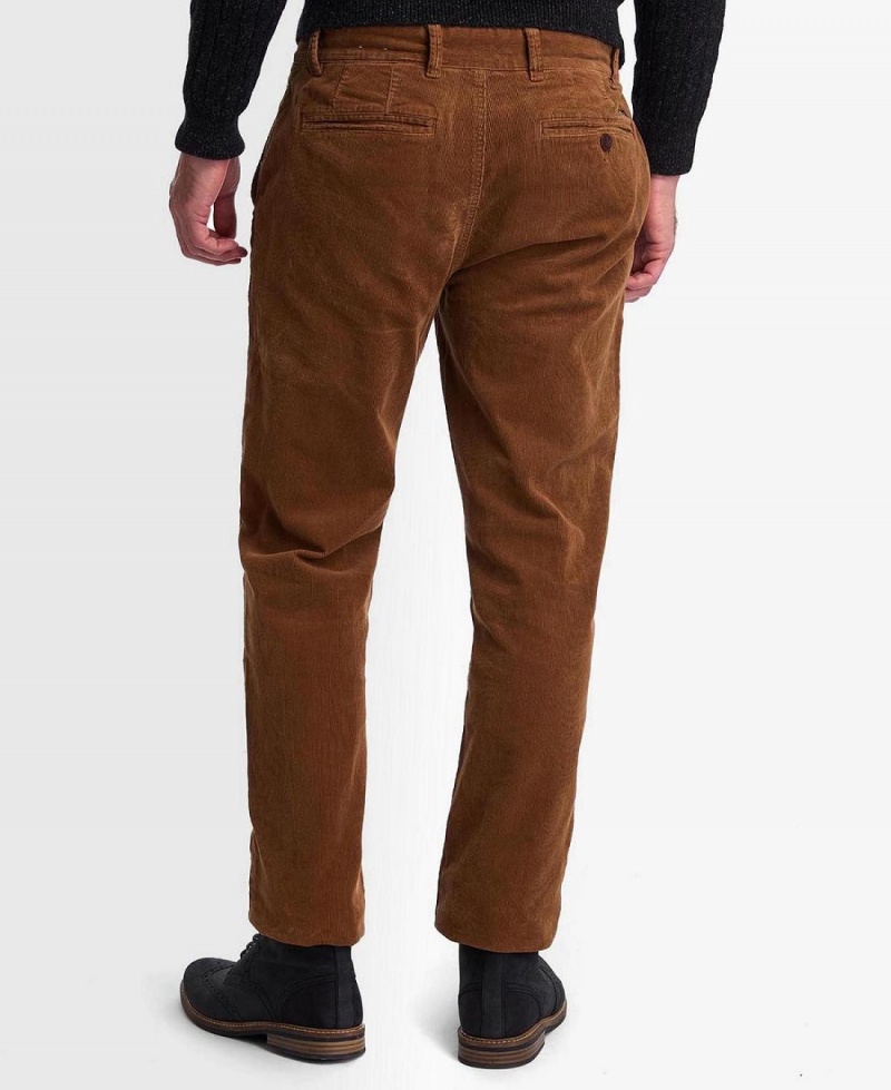 Pantaloni Barbati Barbour Neuston Stretch-Cord Trousers Galbeni | Romania_BAR29615