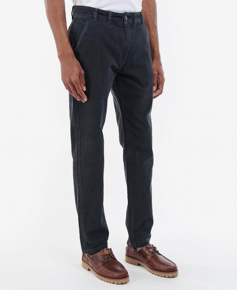 Pantaloni Barbati Barbour Neuston Stretch-Cord Trousers Albastri | Romania_BAR16005