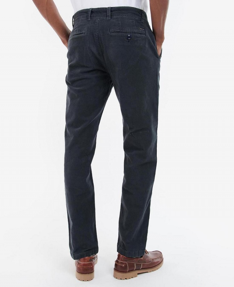 Pantaloni Barbati Barbour Neuston Stretch-Cord Trousers Albastri | Romania_BAR16005