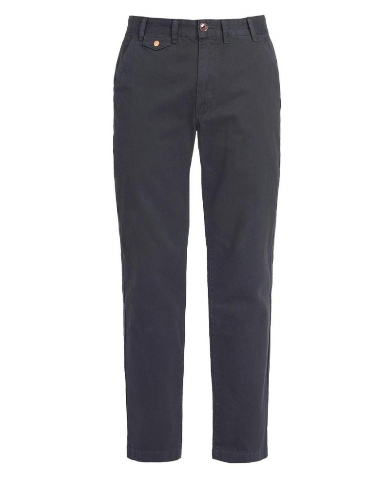 Pantaloni Barbati Barbour Neuston Twill Chinos Bleumarin | Romania_BAR86002