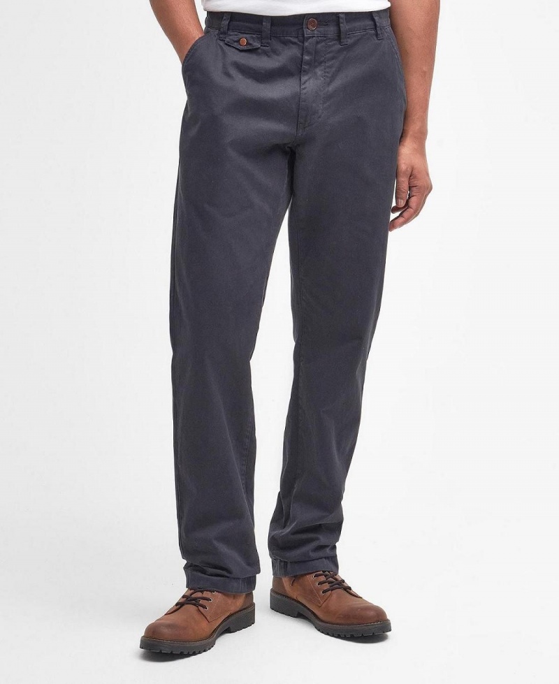 Pantaloni Barbati Barbour Neuston Twill Chinos Bleumarin | Romania_BAR86002