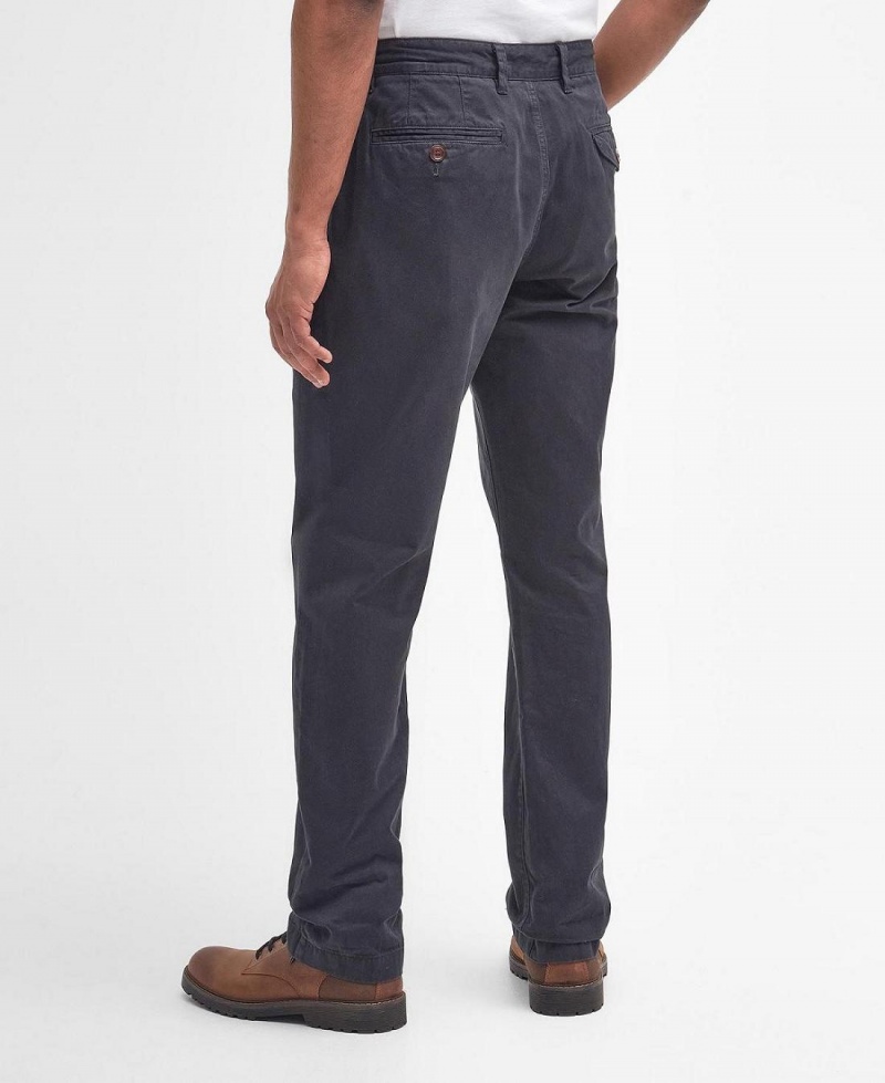 Pantaloni Barbati Barbour Neuston Twill Chinos Bleumarin | Romania_BAR86002