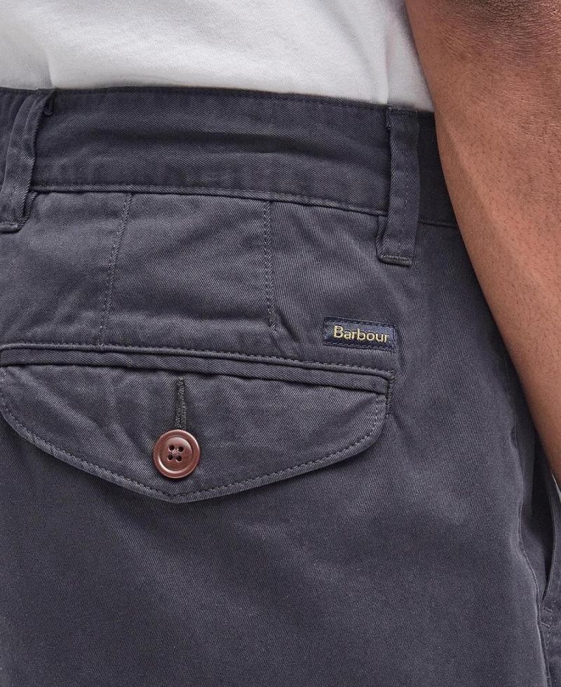 Pantaloni Barbati Barbour Neuston Twill Chinos Bleumarin | Romania_BAR86002