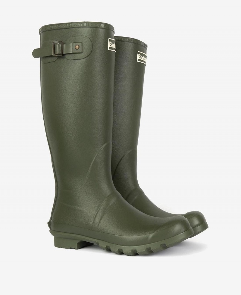 Pantofi Barbati Barbour Men's Bede Wellington Boots Masline Verzi | Romania_BAR14379