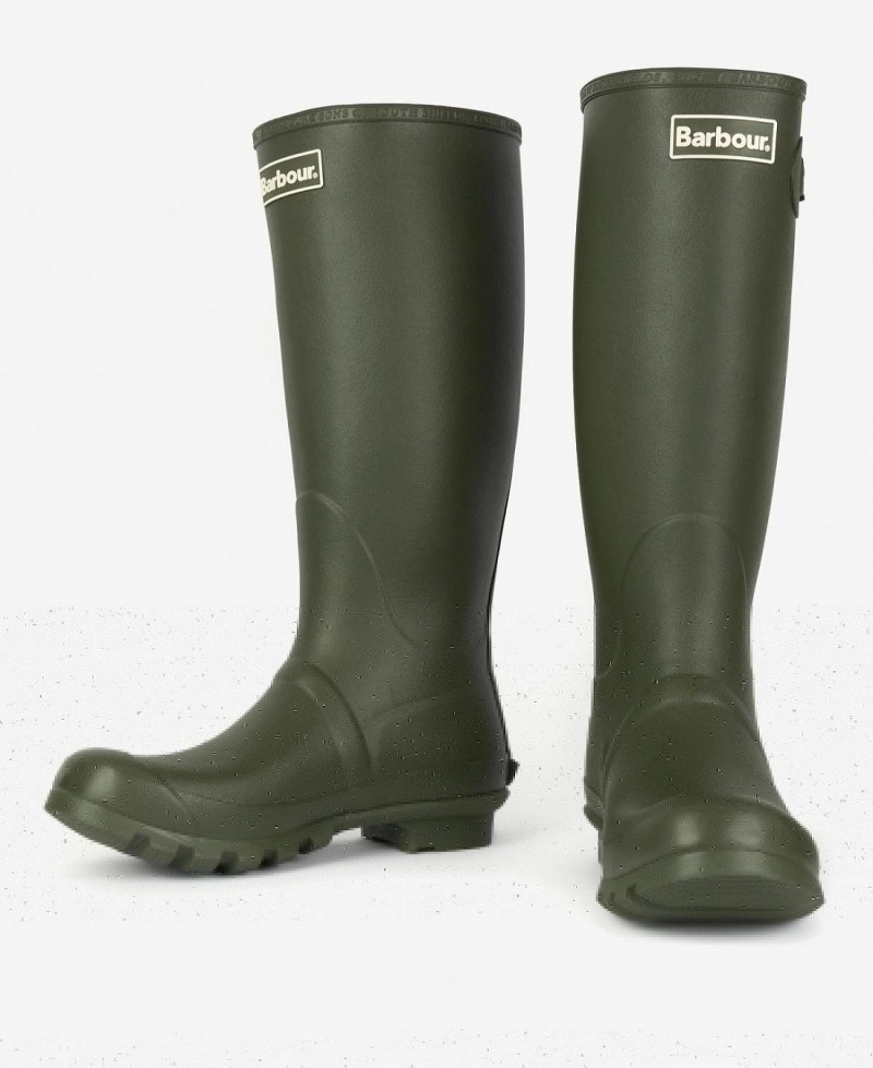 Pantofi Barbati Barbour Men's Bede Wellington Boots Masline Verzi | Romania_BAR14379