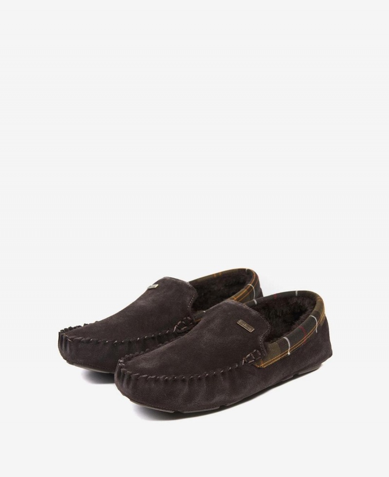 Pantofi Barbati Barbour Monty Slippers Maro | Romania_BAR21618