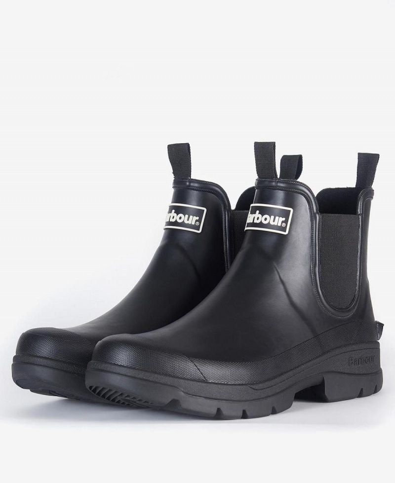 Pantofi Barbati Barbour Nimbus Wellingtons Negrii | Romania_BAR46701