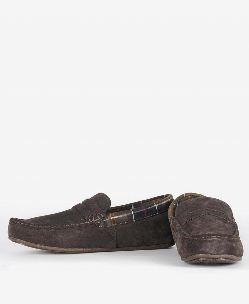 Pantofi Barbati Barbour Porterfield Slippers Maro | Romania_BAR77194