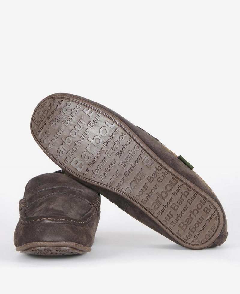 Pantofi Barbati Barbour Porterfield Slippers Maro | Romania_BAR77194