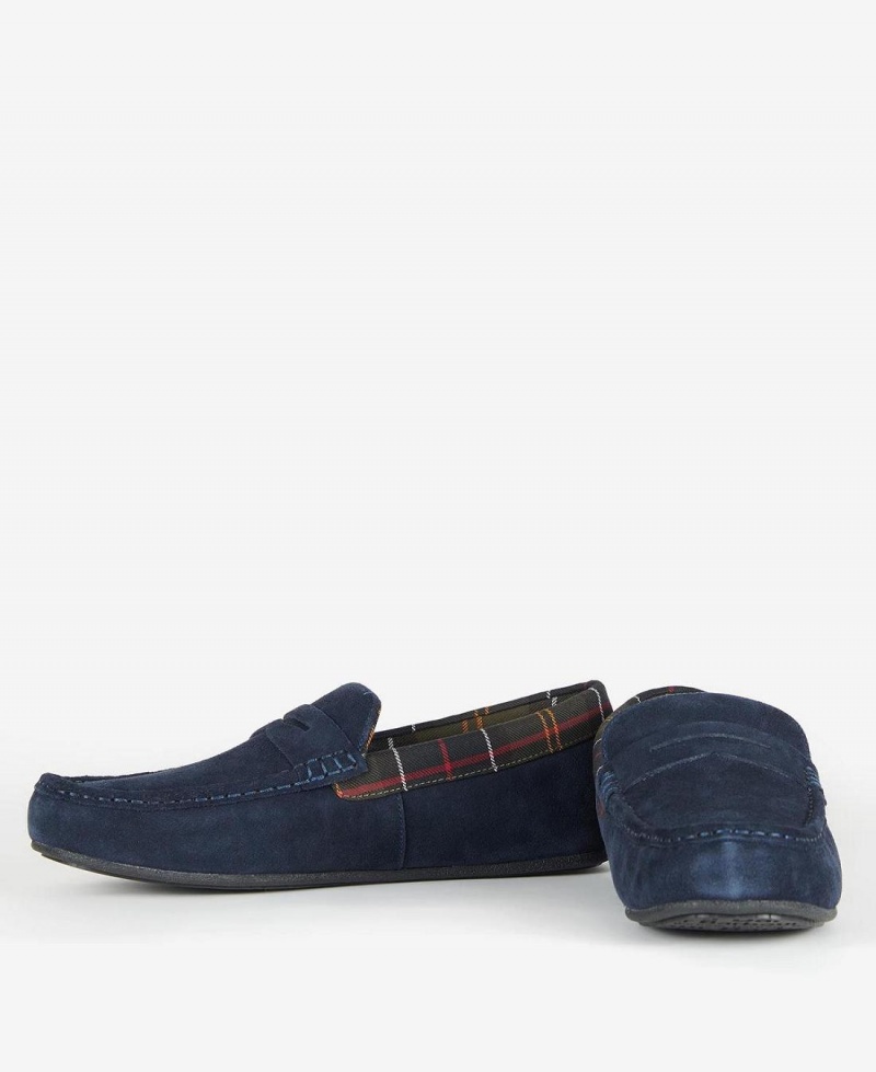 Pantofi Barbati Barbour Porterfield Slippers Bleumarin | Romania_BAR27257