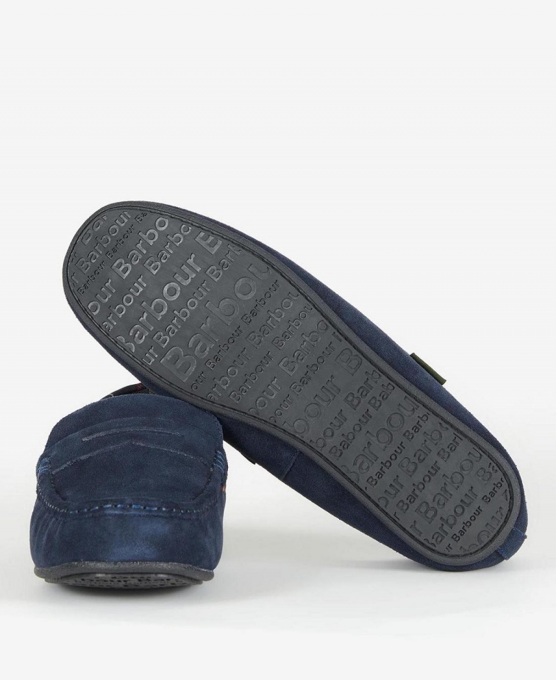 Pantofi Barbati Barbour Porterfield Slippers Bleumarin | Romania_BAR27257