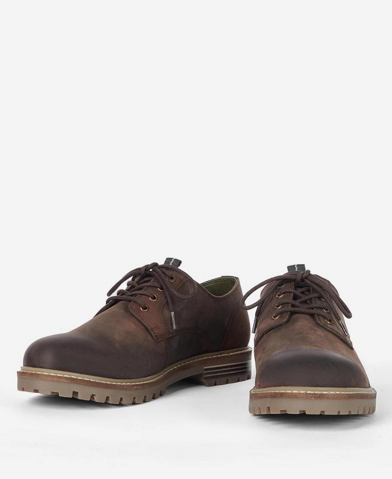 Pantofi Barbati Barbour Sandstone Derby Shoes Maro | Romania_BAR44791