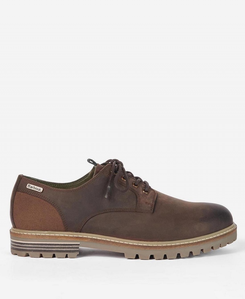 Pantofi Barbati Barbour Sandstone Derby Shoes Maro | Romania_BAR44791