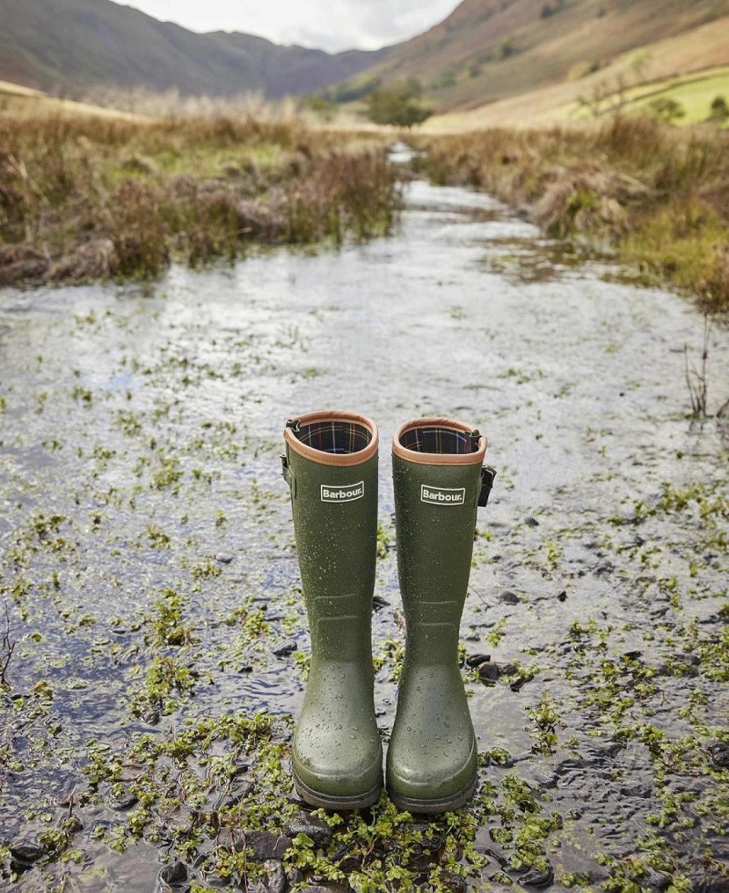 Pantofi Barbati Barbour Tempest Wellingtons Masline Verzi | Romania_BAR43204