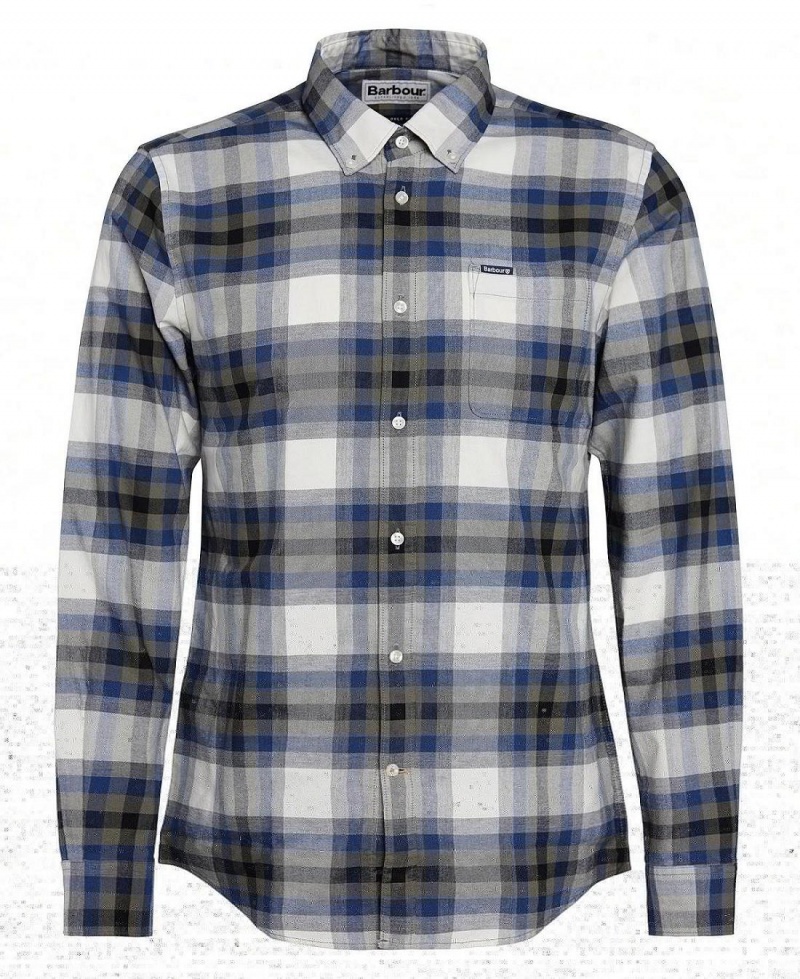 Topuri Barbati Barbour Bowmont Tailored Shirt Verzi | Romania_BAR28915