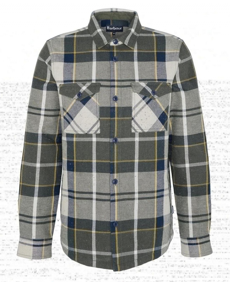 Topuri Barbati Barbour Cannich Overshirt Colorati | Romania_BAR30223