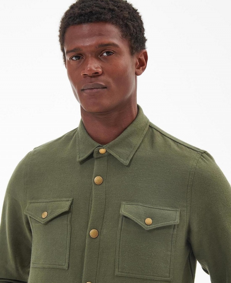 Topuri Barbati Barbour Carrbridge Overshirt Verzi | Romania_BAR82136