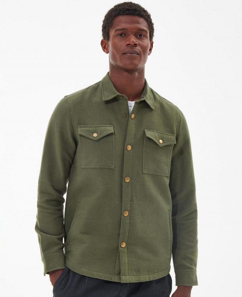 Topuri Barbati Barbour Carrbridge Overshirt Verzi | Romania_BAR82136