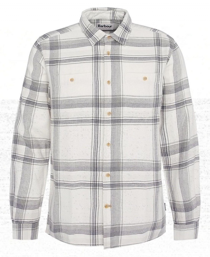 Topuri Barbati Barbour Dartmouth Tailored Shirt Bej | Romania_BAR70209