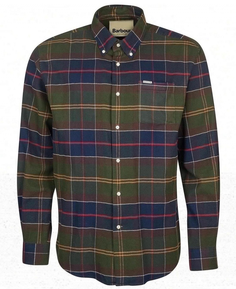 Topuri Barbati Barbour Hogside Tartan Shirt Colorati | Romania_BAR81162