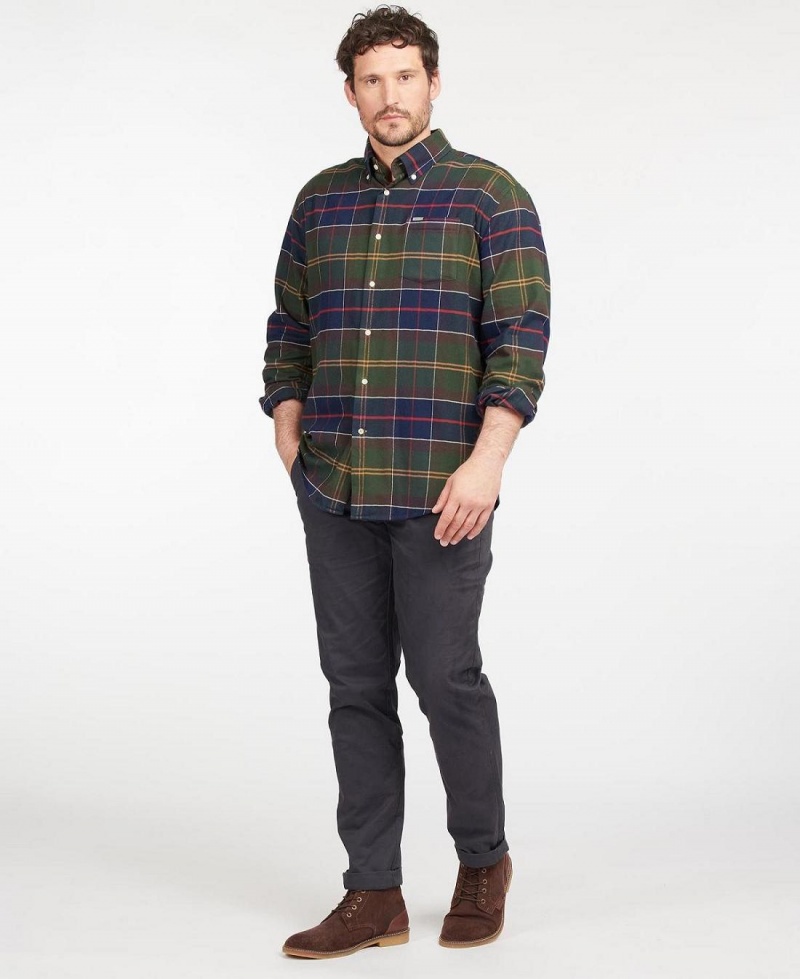 Topuri Barbati Barbour Hogside Tartan Shirt Colorati | Romania_BAR81162