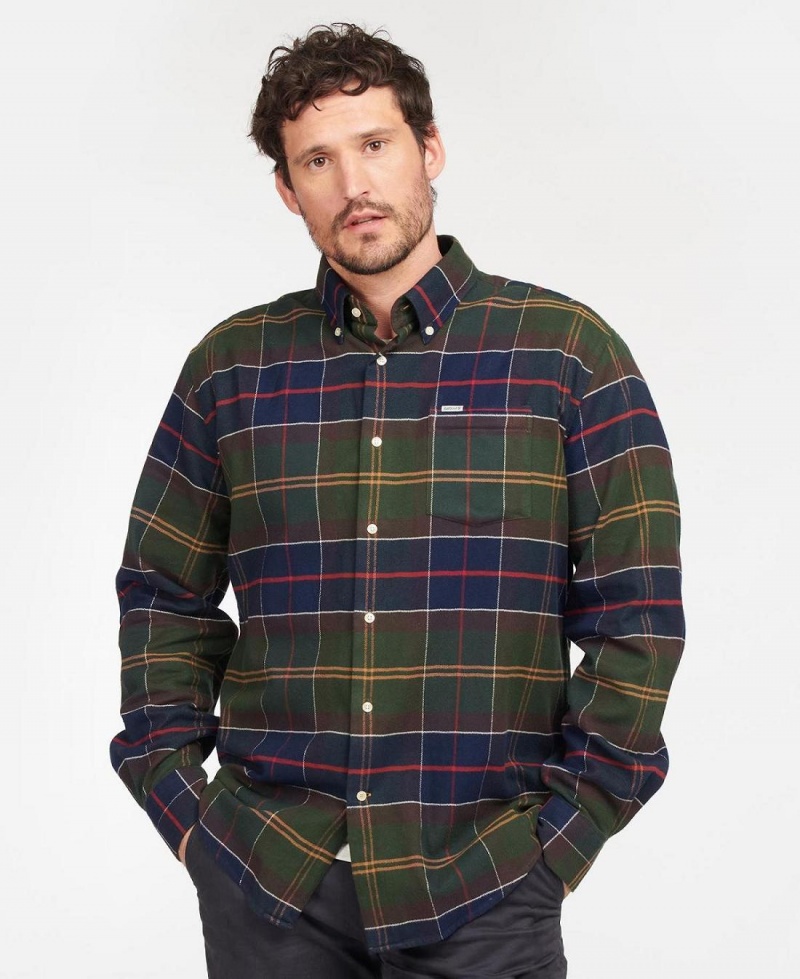 Topuri Barbati Barbour Hogside Tartan Shirt Colorati | Romania_BAR81162