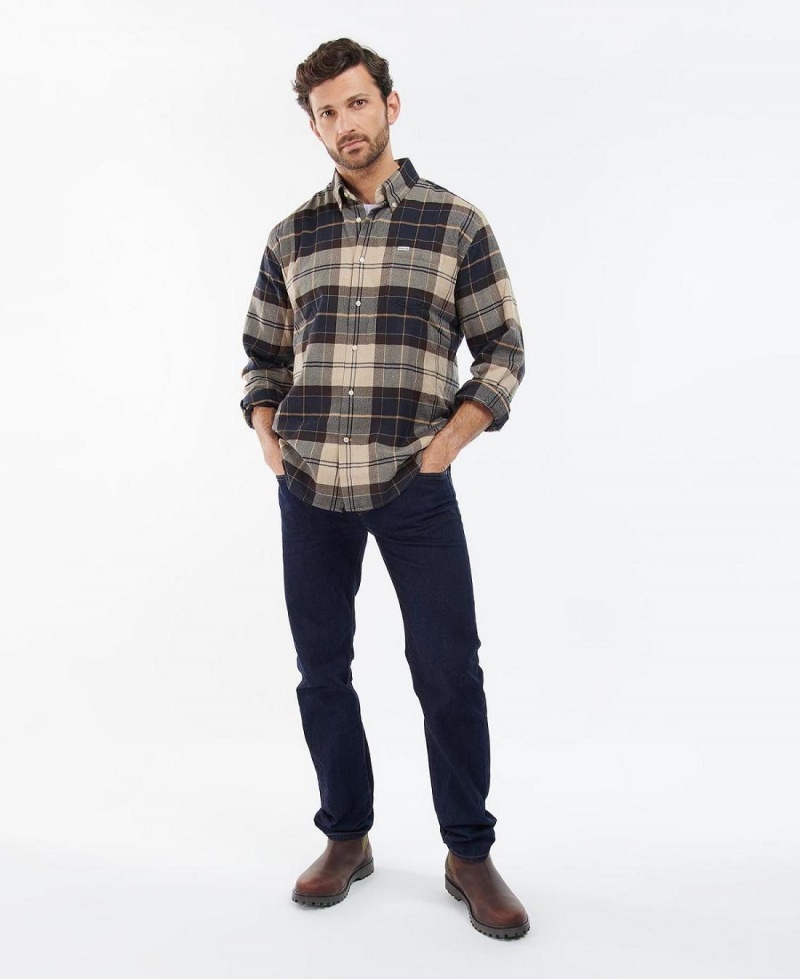 Topuri Barbati Barbour Hogside Tartan Shirt Colorati | Romania_BAR84023