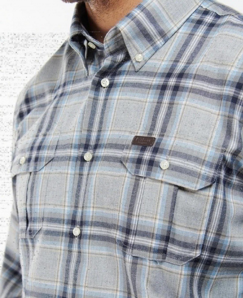 Topuri Barbati Barbour Singsby Thermo Weave Shirt Colorati | Romania_BAR93300