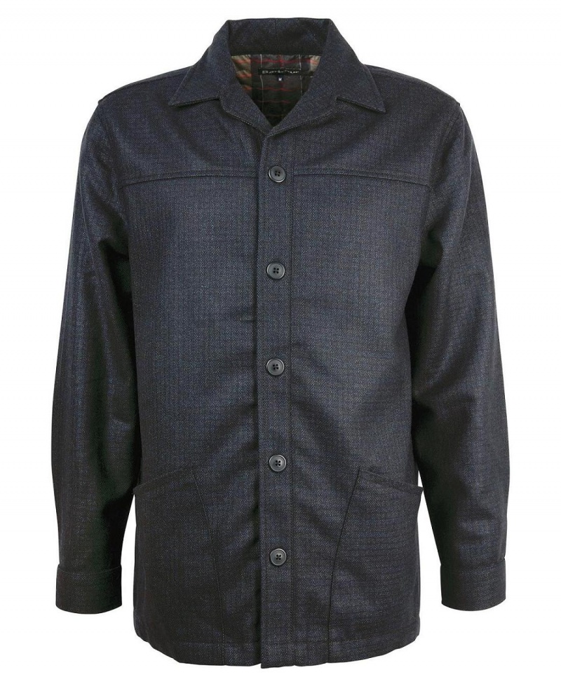 Topuri Barbati Barbour Stonefort Regular Fit Overshirt Gri | Romania_BAR86922