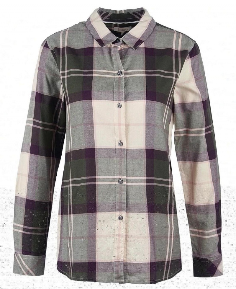 Topuri Dama Barbour Moorland Shirt Verzi | Romania_BAR17271