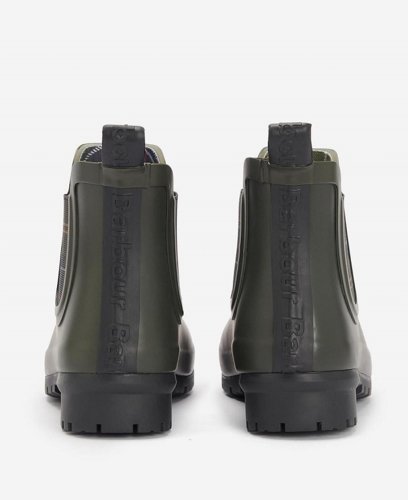 Wellingtons Dama Barbour Kingham Masline Verzi | Romania_BAR63122