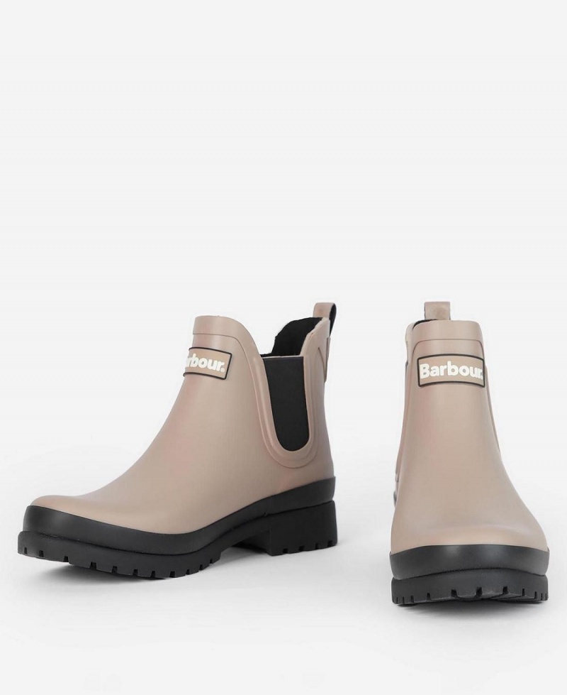 Wellingtons Dama Barbour Mallow Bej | Romania_BAR42625