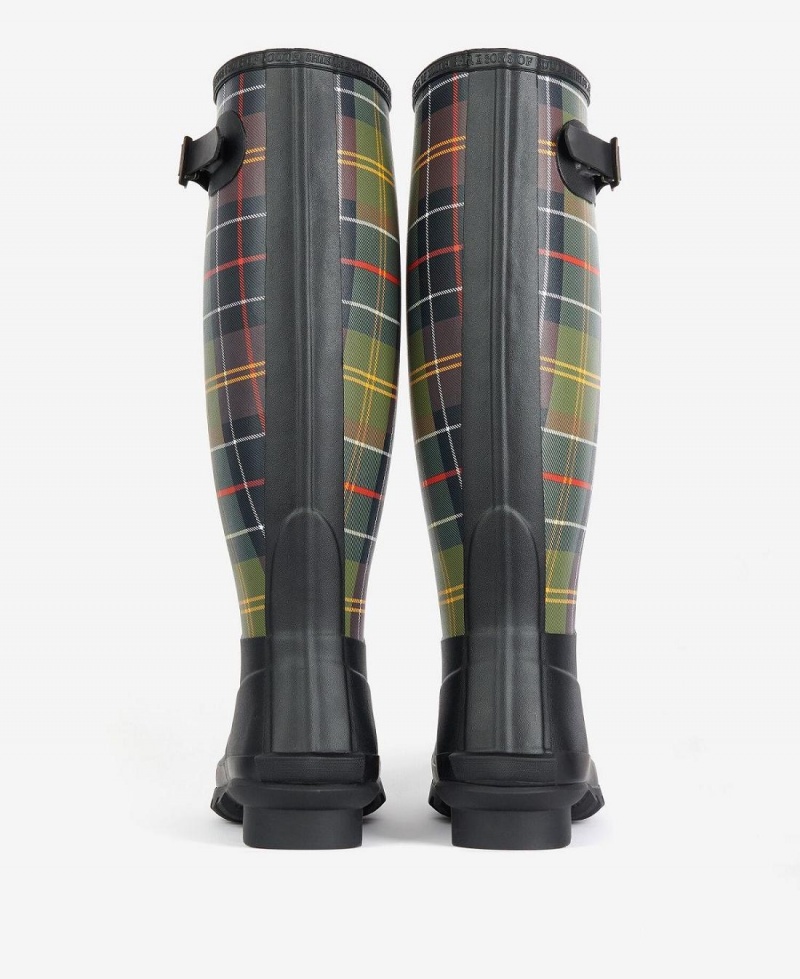 Wellingtons Dama Barbour Tartan Bede Negrii | Romania_BAR33212