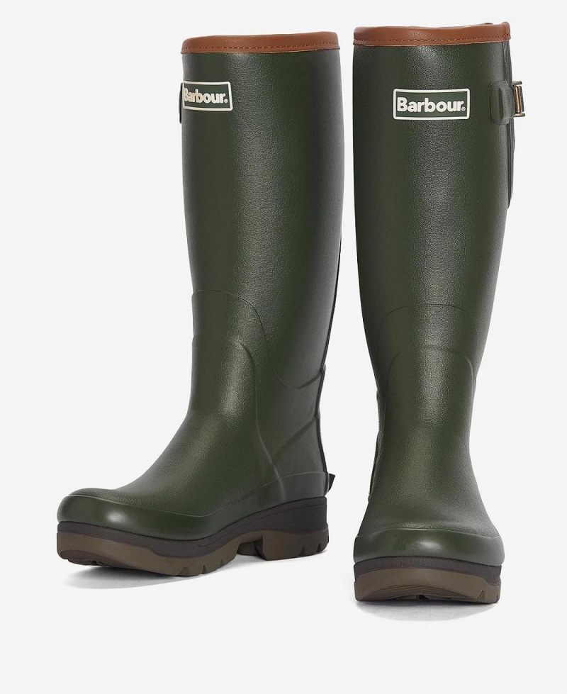 Wellingtons Dama Barbour Tempest Masline Verzi | Romania_BAR58484