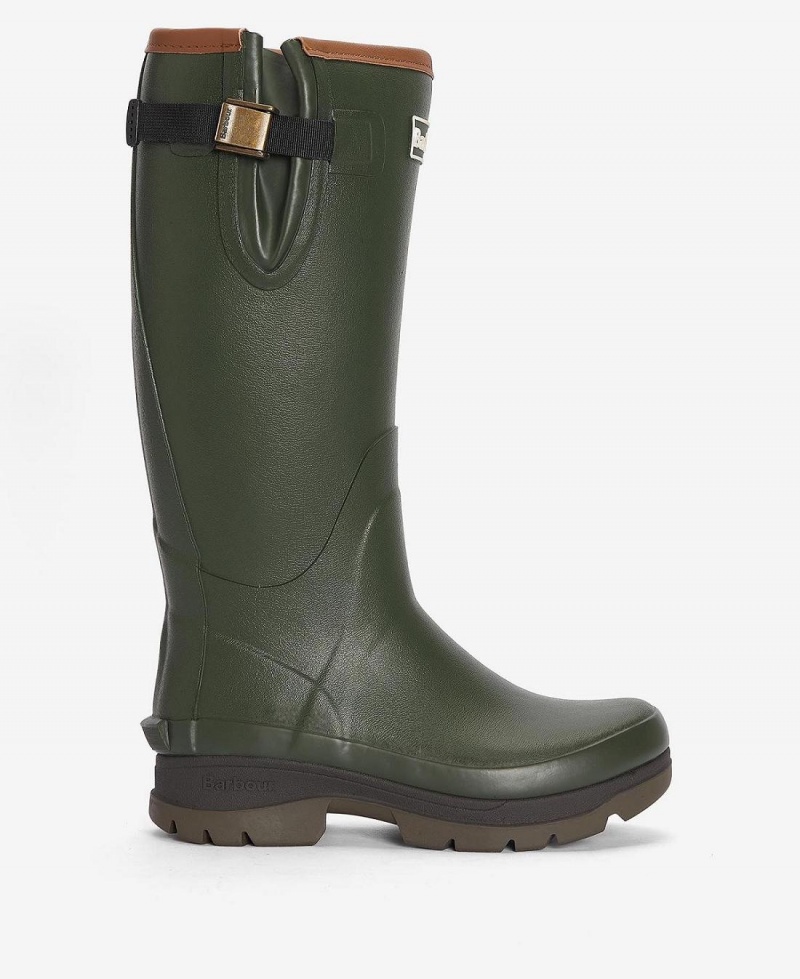 Wellingtons Dama Barbour Tempest Masline Verzi | Romania_BAR58484