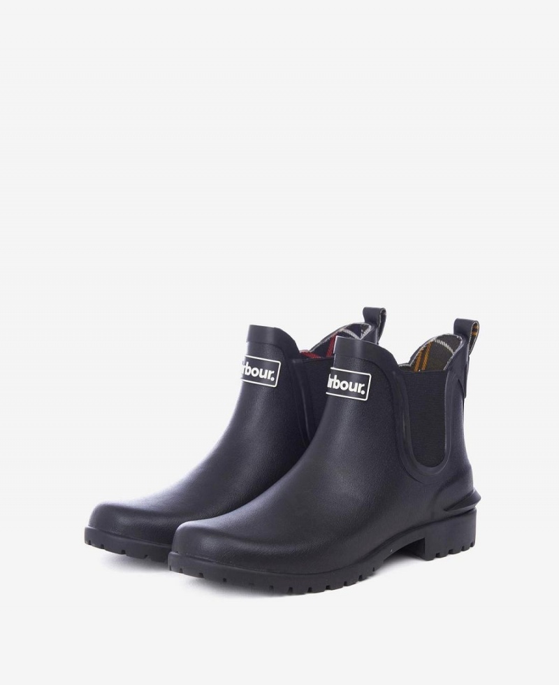 Wellingtons Dama Barbour Wilton Negrii | Romania_BAR44522