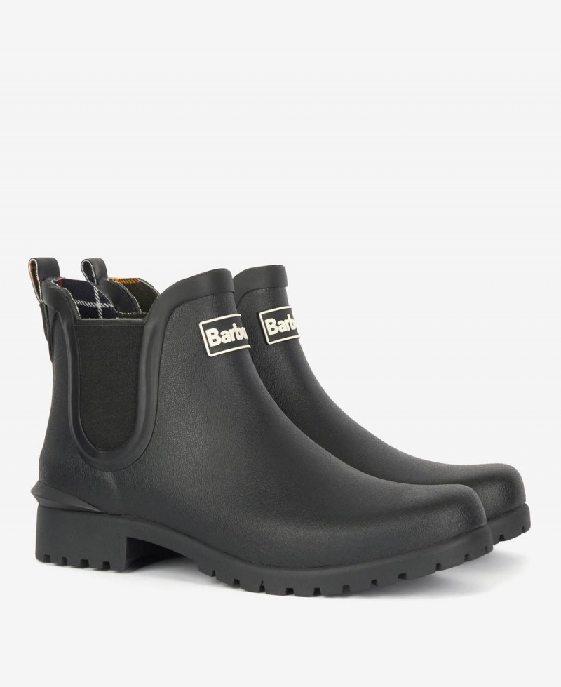 Wellingtons Dama Barbour Wilton Negrii | Romania_BAR44522