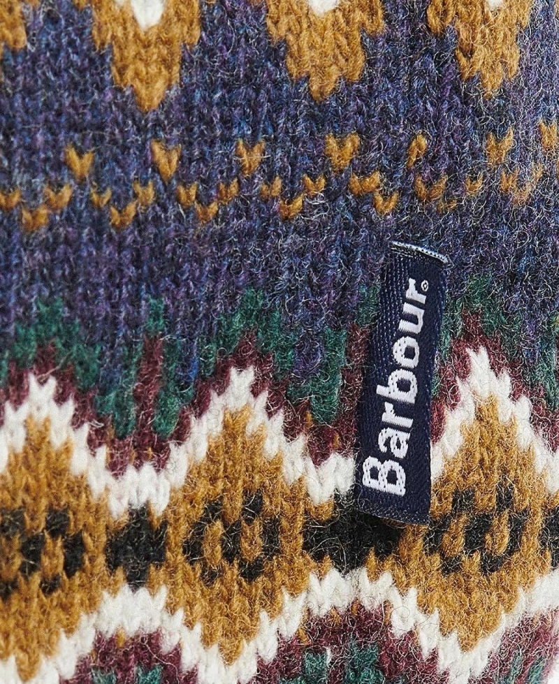 knitwear Barbati Barbour Case Fair Isle Jumper Albastri | Romania_BAR27702