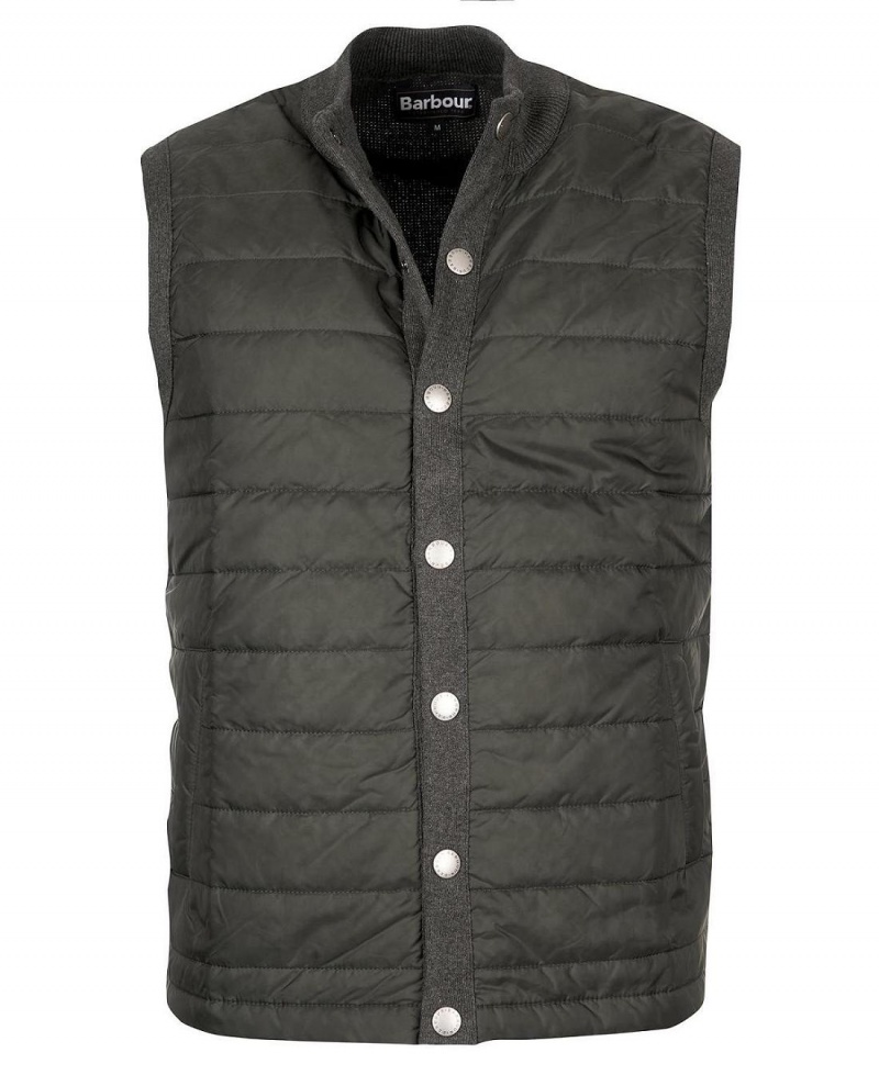 knitwear Barbati Barbour Essential Gilet Gri | Romania_BAR60072