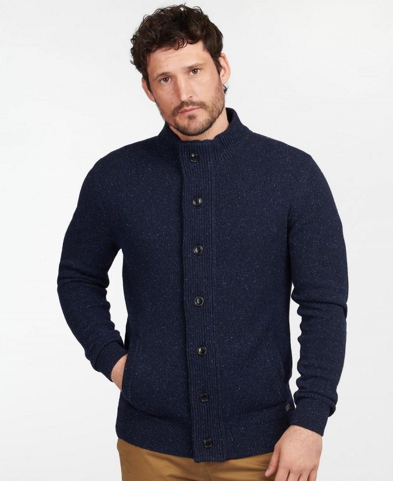 knitwear Barbati Barbour Essential Tisbury Sweatshirt Bleumarin | Romania_BAR38886