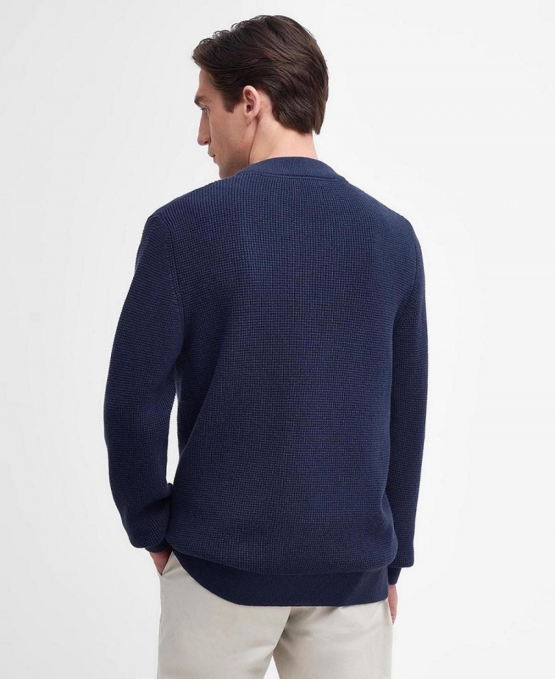 knitwear Barbati Barbour Howick Cardigan Bleumarin | Romania_BAR23949